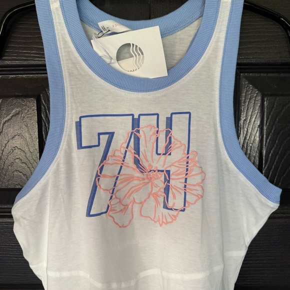 NWT Daily Ritual Sleeveless Varsity Midi Tank Dress size S - Picture 4 of 12